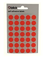 Blick RS00455 13mm Fluo Label Bag - Red