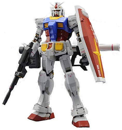 BANDAI BAN183655 Rx-78-2 MG Model Kit, from Mobile Suit Gundam (Version 3.0) Plastic, Multi_Color
