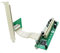 Sintech PCI-E Express 1X auf PCI 32bits Adapter mit Flexkabel