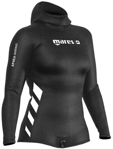 Mares Apnea Instinct 50 Jacket Donna - Giacca muta per apnea 5mm in neoprene spaccato open cell, Adulto, Donna S2