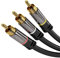 KabelDirekt – 2 m Cavo Audio (Cavo supporta Audio, Video e Stereo, connettore da 3 RCA a 3 RCA, trasmettere sia i segnali audio che quelli video)
