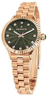 Orologio Donna Luxury Diamonds Rose Gold Verde 2569LD-RG04 - Hoops