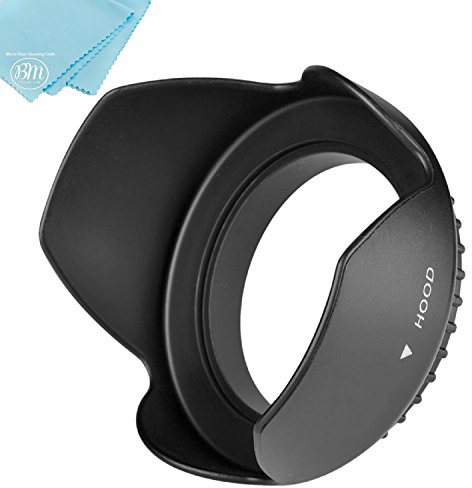 40.5mm Tulip Flower Lens Hood for Sony ZV-E10, Alpha A5000, A5100, A6000, A6300, A6400, A6500, NEX-5TL, NEX-6 Digital Camera That has Sony 16-50mm Lens, Alpha A7c 28-60mm Lens