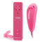Télécommande Wiimote plus (Motion plus inclus) et Nunchuck pour Nintendo Wii et Wii U - Rose