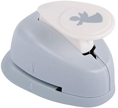 Rayher 69213000 Motivstanzer Engel, 1,6 cm ø, 5/8 Zoll, geeignet zum Stanzen von Papier/Karton bis 200g/m2, Motivlocher Taufe