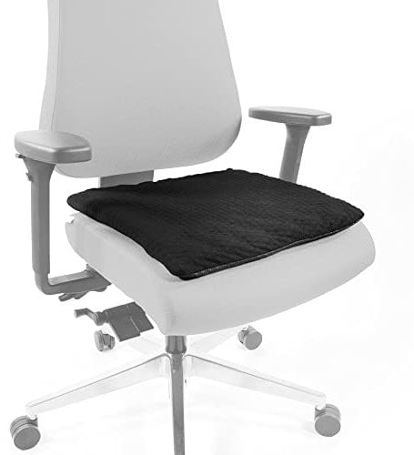 hjh OFFICE Orthopädisches Gel-Sitzkissen MEDISIT I 42x42 Kissen mit Gelperlen, Anti-Rutsch Bezug, abnehmbar & waschbar 780000