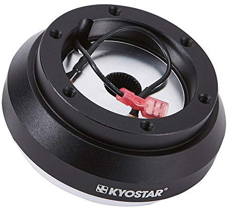 Kyostar Black Aluminum Steering Wheel Quick Release Hub Adapter Kit for Toyota Celica Supra MR2 Yaris 120H