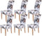 Homaxy Universal Stretch Stuhlhussen 2er 4er 6er Set Stuhlbezug für Stuhl Esszimmer (6er Set, Weihnachten B)