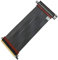 LINKUP - Ultra PCIe 4.0 X16 Riser-Kabel [RTX4090 RX6950XT x570 B550 Z690 Getestet] Geschirmte Vertikale Gaming-PCI-Express-Gen4-Montage | Gerade Buchse (20cm) 3.0 Gen3 & TT-Kompatibel-