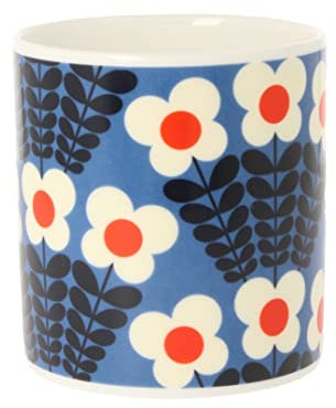 Orla Kiely Bunch of Stems Blue Mug - 350ml