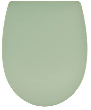 Wirquin 20724244 Marbella - Asiento para inodoro (termoplástico, forma U, color verde salvia