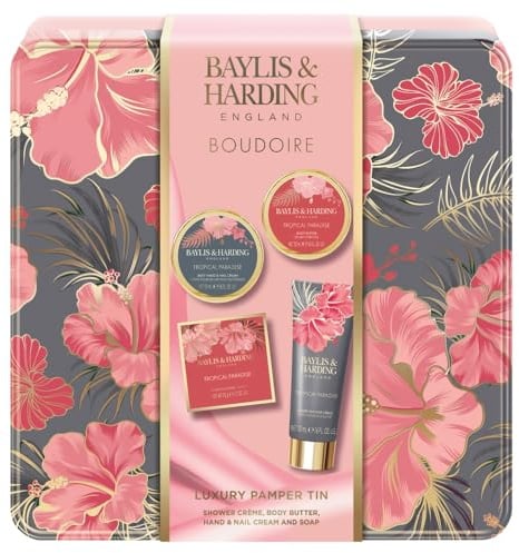 Baylis & Harding Boudoire Luxuriöses Verwöhndosen-Geschenkset, veganfreundlich, 1 Stück