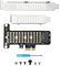 eMagTech M.2 NVMe PCIe X1 Adaptateur Convertisseur avec Support Bas et Complet Prenant en Charge Les SSD 2280/2260/2242/2230 pour Cartes Mères PCIe 4.0/3.0/2.0/1.0