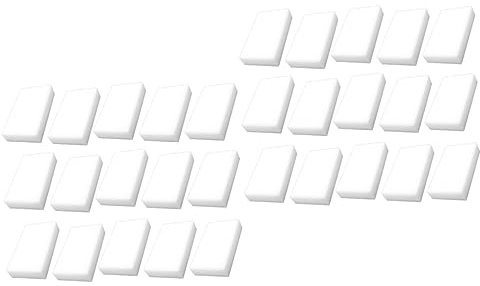 Healeved 2 Sets Nano-autowaschschwamm-Set -polierschwämme Zum Waschen Von Reinigungspads mit Hoher Dichte Weiß 50 Stück * 2