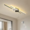 Oninio LED Deckenleuchte Dimmbare Moderne Deckenlampe mit Fernbedienung Minimalistischer Stil Deckenlicht Ideal für Wohnzimmer und Schlafzimmer Schwarz (45W)