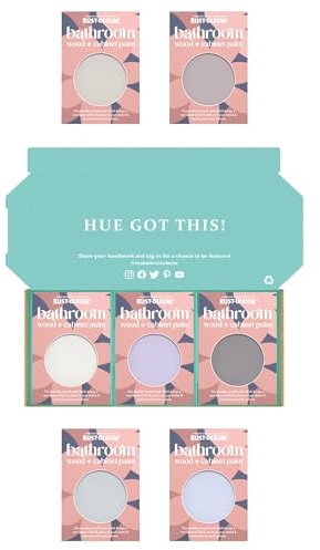 Rust-Oleum Bathroom Cabinet Paint in Satin Finish – Pastel Purples Tester Box