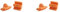 Fiskars Lames TripleTrack titanium originales pour massicots, 2 unités, Coupe droite, High Profile Titanium, Orange, 1004677 (Lot de 2)