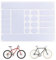 Mmgoqqt Fahrrad Schutzfolie, Universal Lackschutzfolie transparent, für Mountainbike, Universal Lackschutzfolie transparentRennrad, Trekkingrad Auto Folie, Motorrad Folie, Fahrrad Schutzfolie