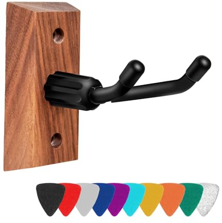 Donux Ukulele Wall Mount,Ukulele Hanger Ukelele Stand Wall Hook for Mandolin Ukele Soprano Tenor and Baritone