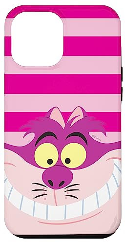 iPhone 12 Pro Max Disney Alice in Wonderland Cheshire Cat Pink Stripes Case