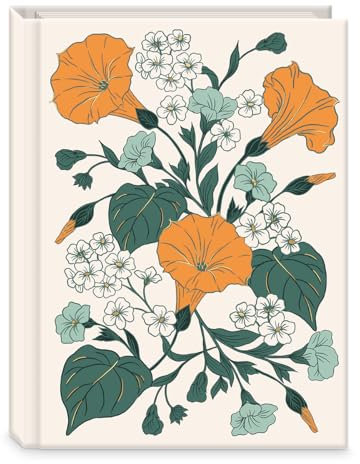 Punch Studio Nightshade 52849 Hardcover-Planer mit Blumenmuster, undatiert