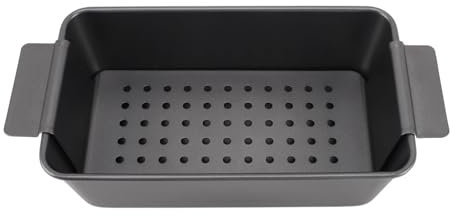 Meatloaf Pan With Drain Tray, Loaf Pan Homemade Banana Bread Tin Carbon Steel Excellent Heat Conductivity Nonstick Baking Loaf Pan Baking Pan for Oven Baking Bread