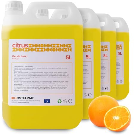 Gel de baño Colección Citrus 5 L. (Caja 4 garrafas)
