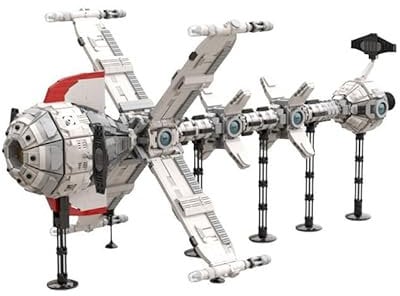 FORTTS Militärisches MOC-Modell Comet Starfighter Bausteine Modellbausatz 3309 Teile Starfighter Ausstellungsmodell Modularer Bausatz Lernspielzeug und Geschenke Geeignet for Erwachsene