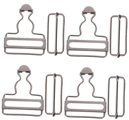 SHINEOFI Multi-use Buckles for Clothing Overalls Clasp Replacement Dungaree Belt Fasteners 4pcs