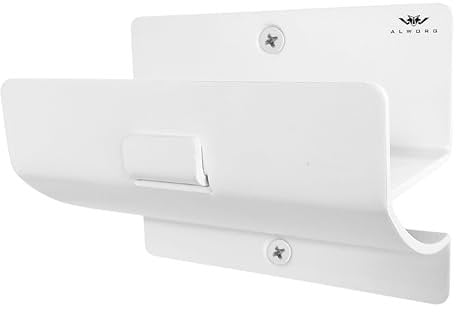 ALWORG Ganchos de Pared Blancos para Escalera - Colgador Pared para Taburete, Escalera Plegable | Soporte Pared Garaje Multiuso