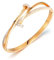 Simple personalized cross bracelet(Rose gold)