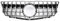 DZSHONGXINSM Kühlergrill Für Mercedes Für Benz Für X204 GLK Klasse 2013 2014 2015 Vorne Racing Stoßstange Grille Oberen Facelift Grill Für Diamant GTR AMG Nieren Kühlergrill(Silber)