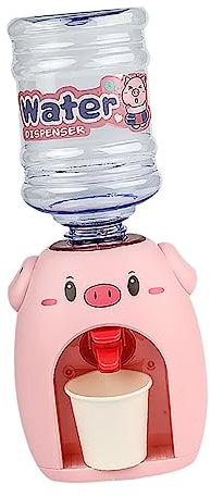IMIKEYA Mini Wasserspender Mit Becher Lustiger Wasserbrunnen Für Trinkbrunnen Ideales Rollenspielzeug Für Küche Und Zuhause