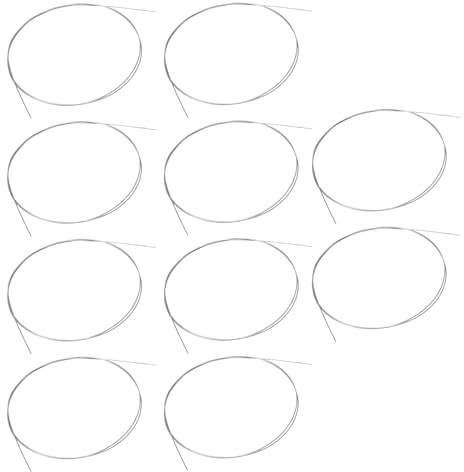 Yibuy Lot de 10 cordes pour piano 100 cm