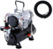 Master Airbrush Model TC-828, High-Performance Twin Cylinder Piston Air Compressor with Tank and a Free 6 Inch Airbrush Hose by Master Airbrush