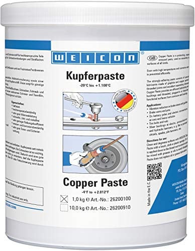 WEICON Kupferpaste 1 kg, Schutz, Trenn-und Schmierstoff für hohe Temperaturen