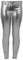 Fantasia Boutique Mädchen Kinder Metallisch Glänzend Kinder Lack-Optik Party Disco Hosen Leggings - Silbern, 146-152