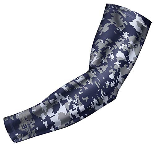 Bucwild Sports Manchon de compression pour bras – Tailles jeunes et adultes – Pour baseball, football, basket-ball (1 manchon)
