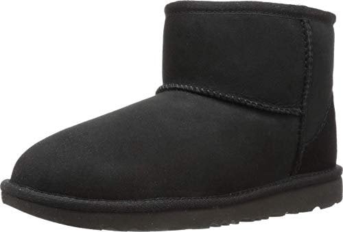UGG Classic Mini Ii, Stivali Unisex - Bambini e ragazzi, Nero, 32.5 EU