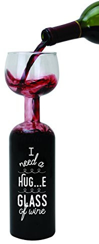 BigMouth Inc Original Wine Bottle Glass - I Need a Huge Glass of Wine