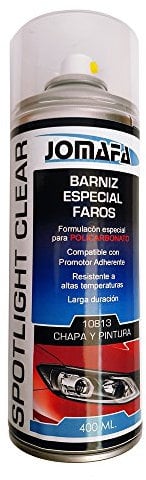 JOMAFA BARNIZ ACRILICO ESPECIAL PARA FAROS Restaura y protege Proteccion rayos UV Barniz transparente especial para policarbonatos, madera, metales