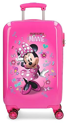 Disney Stickers Bagage enfant, 55 cm, 32 liters, Rose (Rosa)