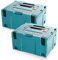 Makita 821551-8 MAKPAC 3 Valigia Valigetta Impilabile 396 x 296 x 210 mm 2pz