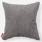 Lounge Pug Extra Große Kissen 70 x 70cm Pom-Pom Anthrazit Zierkissen Sofakissen Dekokissen