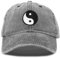 DALIX Ying Yang Dad Hat Baseball Cap Zen Peace Balance Philosophie Vintage, Schwarz, Einheitsgröße