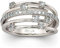Jeulia Damen Sternenhimmel Ringe Sterling Silber Ringe Schmuck für Verlobungsring Trauring Ehering (53 (16.9))
