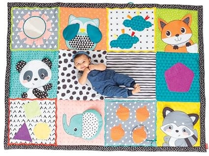 Infantino Fold & Go Giant Discovery Mat Big playmat for Babies and Toddlers