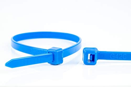 Colliers de Serrage Bleu, 100x2.5mm, 100 pièces