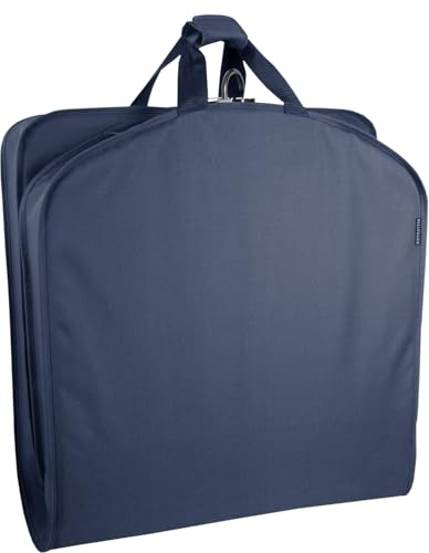 WallyBags® Deluxe-Reise-Kleidersack, 101,6 cm, Marineblau, 40-inch, Deluxe-Reise-Kleidersack, 101,6 cm