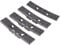sparefixd Grooved Drum Bearing Pads x 4 to Fit Hotpoint Tumble Dryer